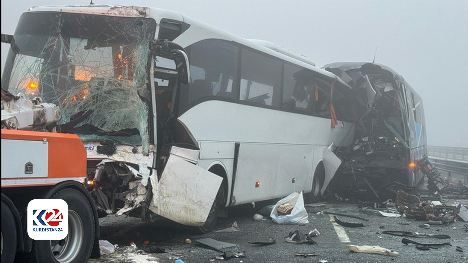 Kuzey Marmara Otoyolu'nda feci kaza meydana geldi